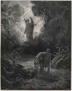 Adam And Eve Driven From Eden Gustave Dore La Sainte Bible Selon La Vulgate