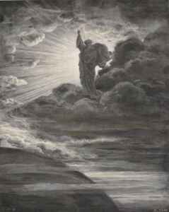 God Creating Light Gustave Dore La Sainte Bible Selon La Vulgate