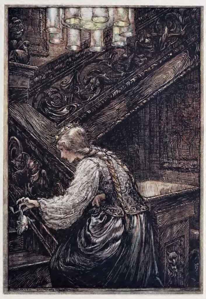The Frog King And Iron Henry Arthur Rackham Hansel And Gretel Grimm
