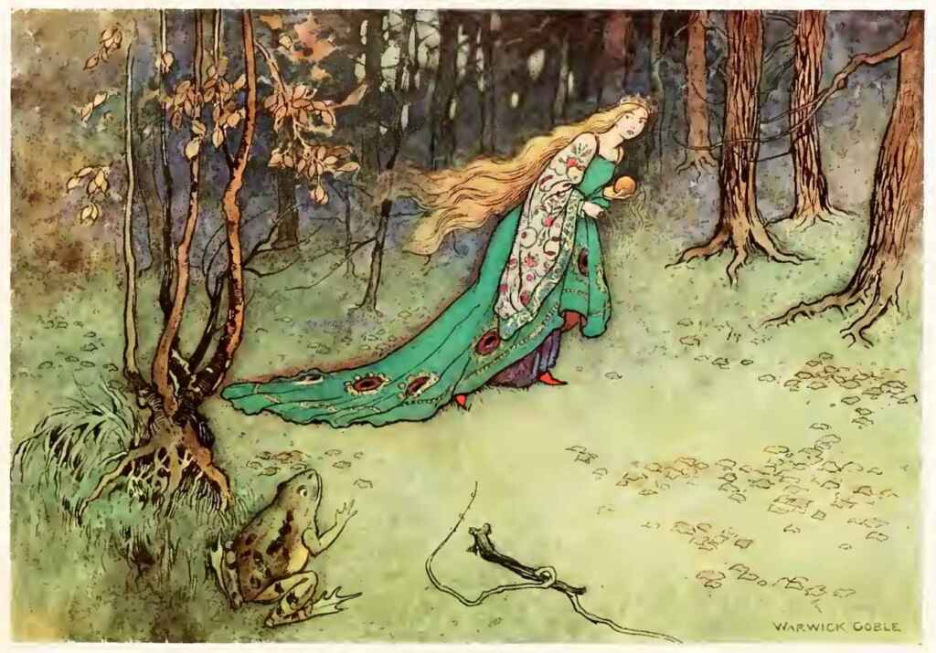The Frog King Or Iron Henry Warwick Goble The Fairy Book
