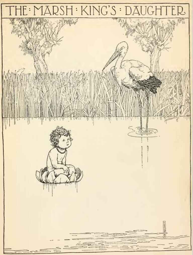The Marsh Kings Daughter Louis Rhead Hans Andersens Fairy Tales