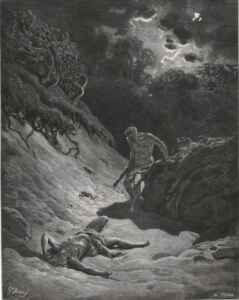 The Murder Of Abel Gustave Dore La Sainte Bible Selon La Vulgate