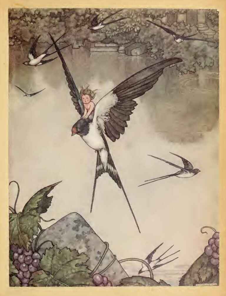 Tommelise Thumbelina Louis Rhead Hans Andersens Fairy Tales